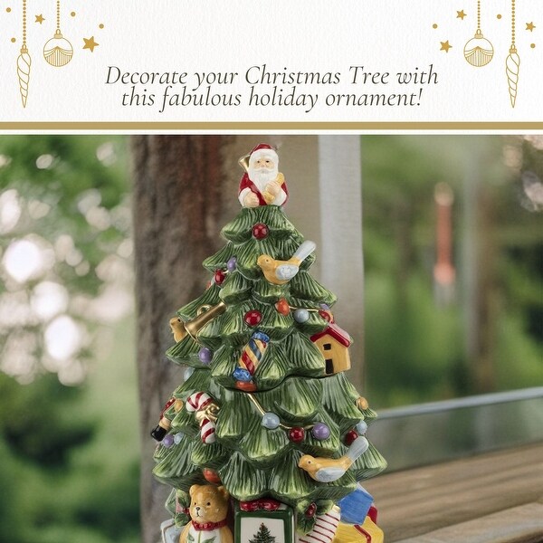 Spode Christmas Tree 250th Anniversary Figural Tree Cookie Jar