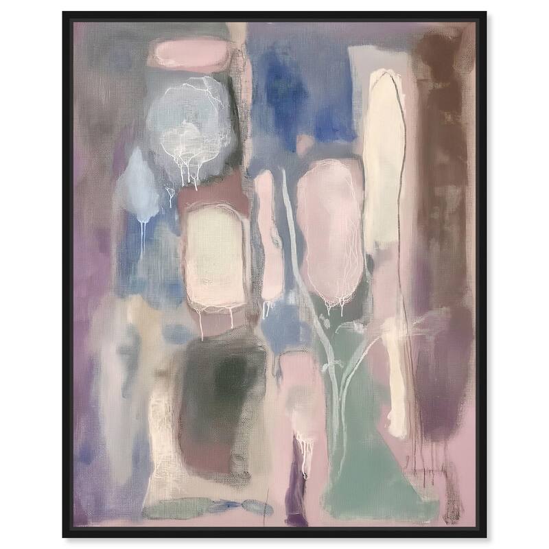 Silk and Satin III Canvas by Art Remedy - 30" x 36" - Black
