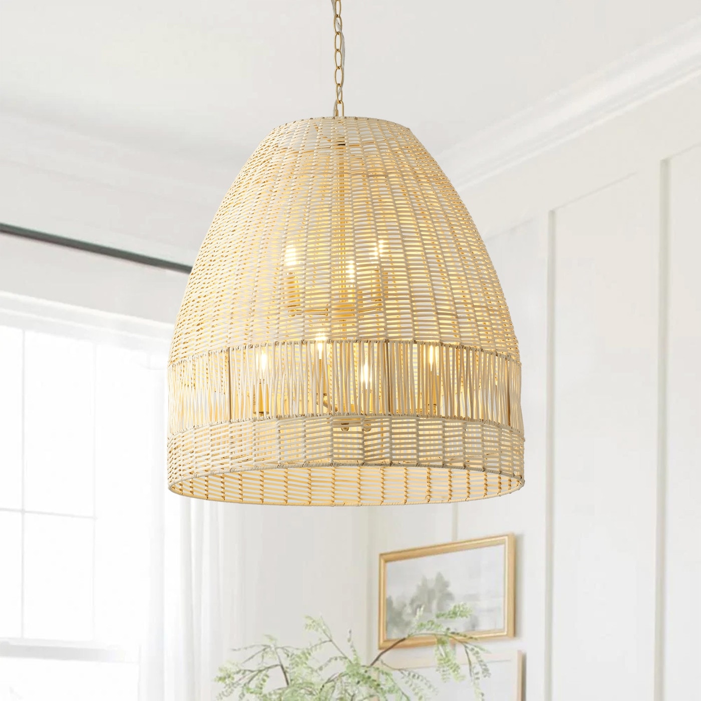 Gold bamboo pendant light new arrivals