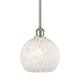 Option Brushed Satin Nickel / White Mouchette