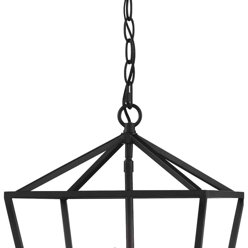 Finnick 4-light Modern Farmhouse Lantern Kitchen Island Pendant with UL Certified
