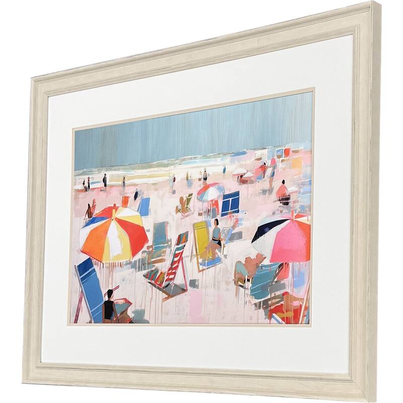Paragon Summer Days on Beach I Framed Art