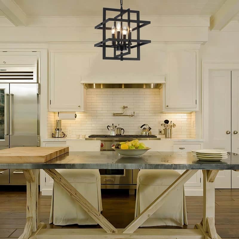 Modern hanging light black kitchenlight metal pendant light