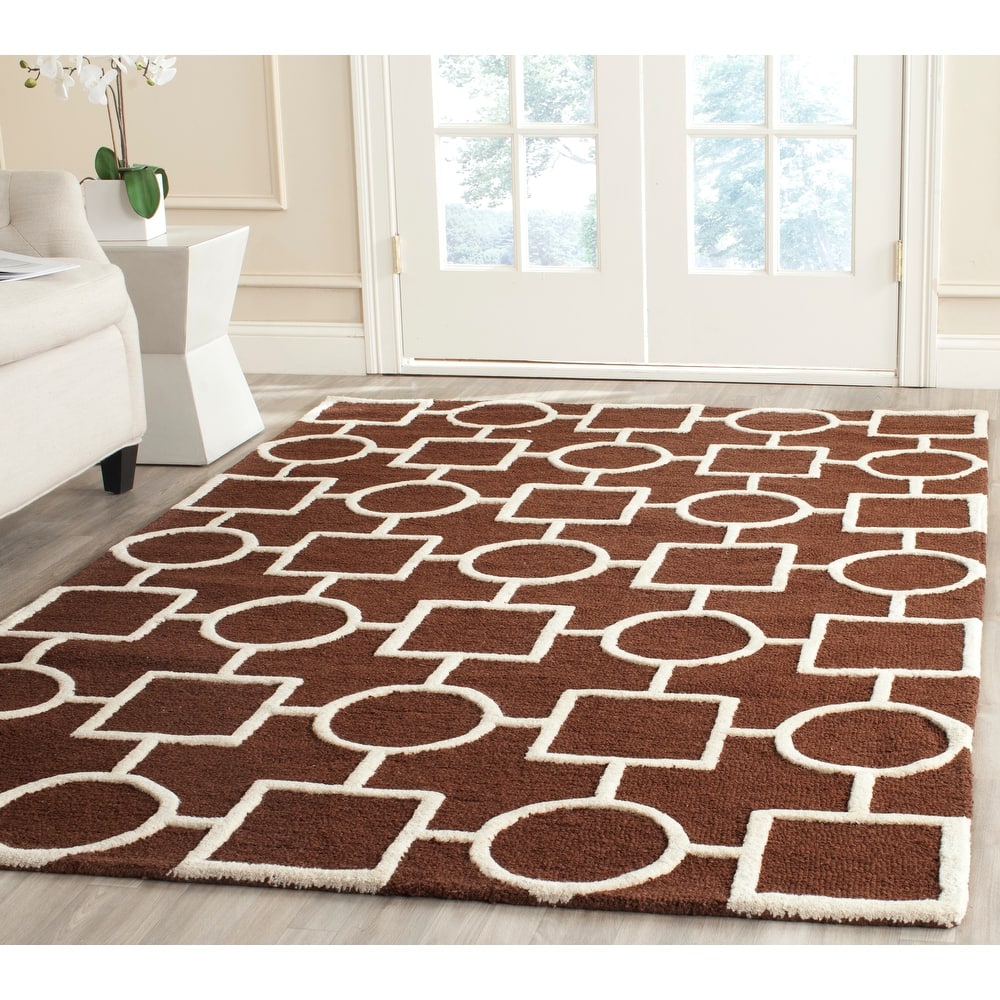 SAFAVIEH Handmade Cambridge Pietrix Modern Moroccan Wool Rug
