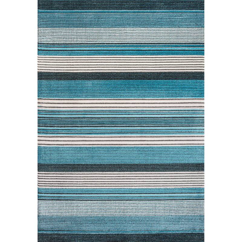 JONATHAN Y Austin Modern Botanical Wildflower Area Rug - 5 X 8 - Blue/Navy