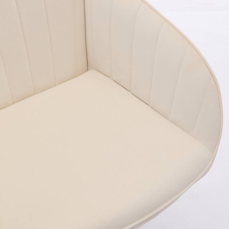 Modern Upholstered Swivel Office Chair