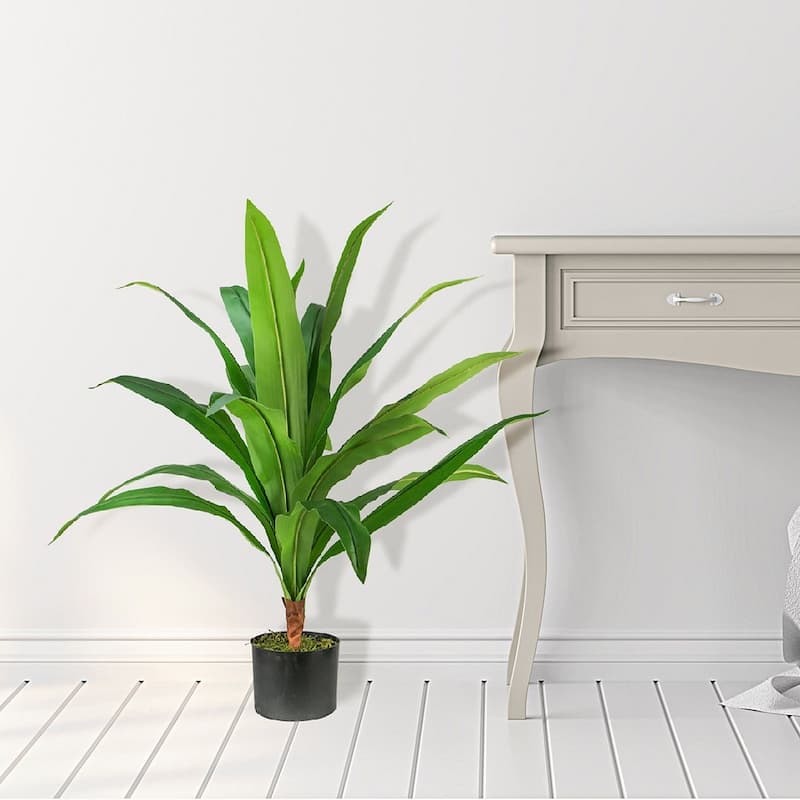 3-foot Artificial Dracaena in Pot