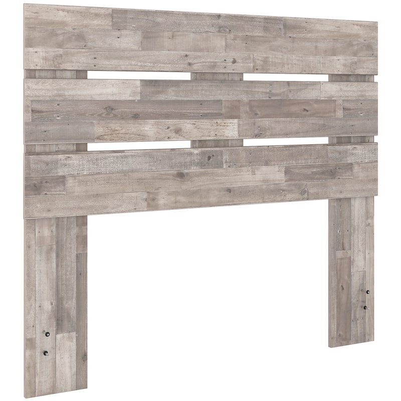 Signature Design by Ashley Neilsville Woodgrain Panel Headboard - Antique White - Full