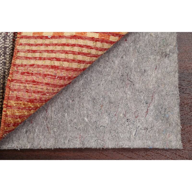 Striped Gabbeh Kashkoli Oriental Wool Area Rug Handmade Foyer Carpet - 3'3" x 4'9"