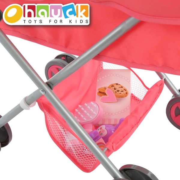 dolls pram cot high chair set