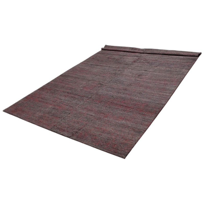 ECARPETGALLERY Hand-knotted Loreto Grey Silk Rug - 9'9 x 14'7