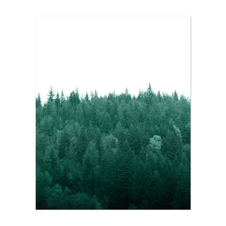 Deep Green Pine Trees 1 Photography Forest Landscape Art Print/Poster ...