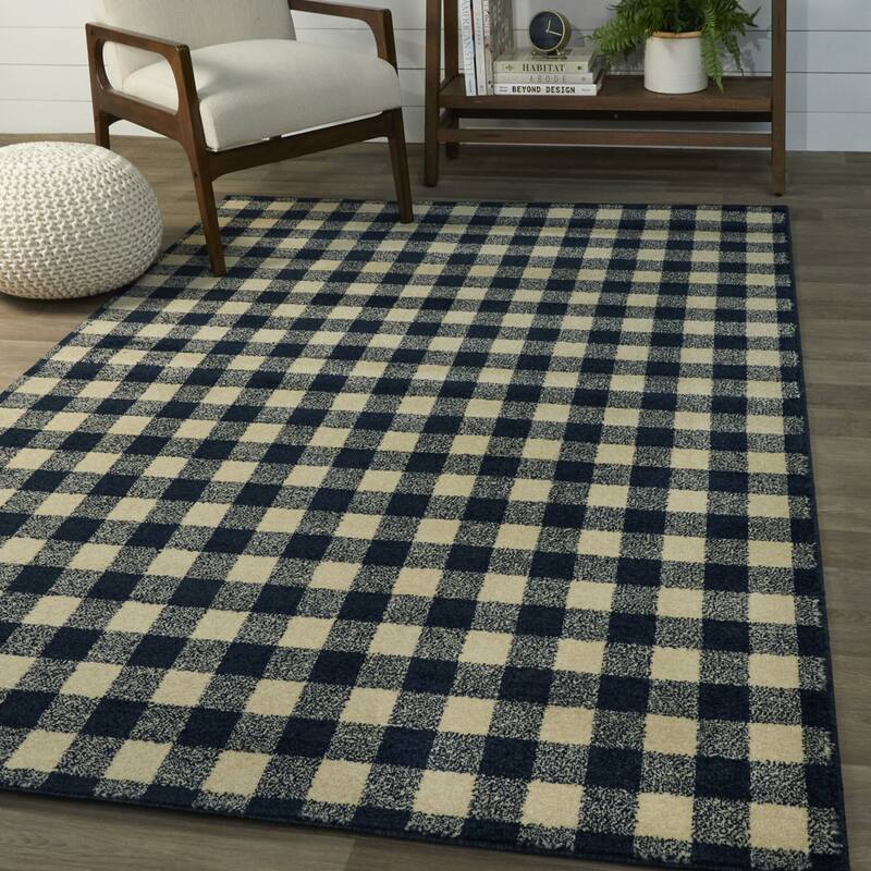 Rogers Gingham Area Rug