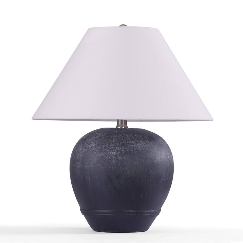 Global Accent Ceramic Table Lamp with Linen Shade