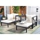 preview thumbnail 4 of 24, SAFAVIEH Outdoor Living Ronson 5 Pc Sectional Set