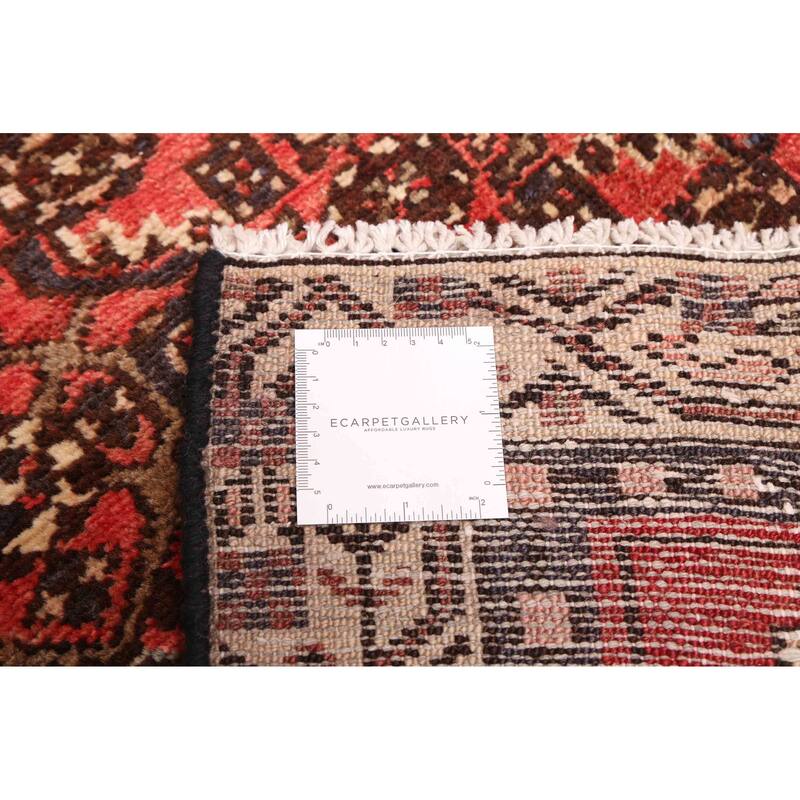 ECARPETGALLERY Hand-knotted Andelz Red Wool Rug - 2'5 x 16'10