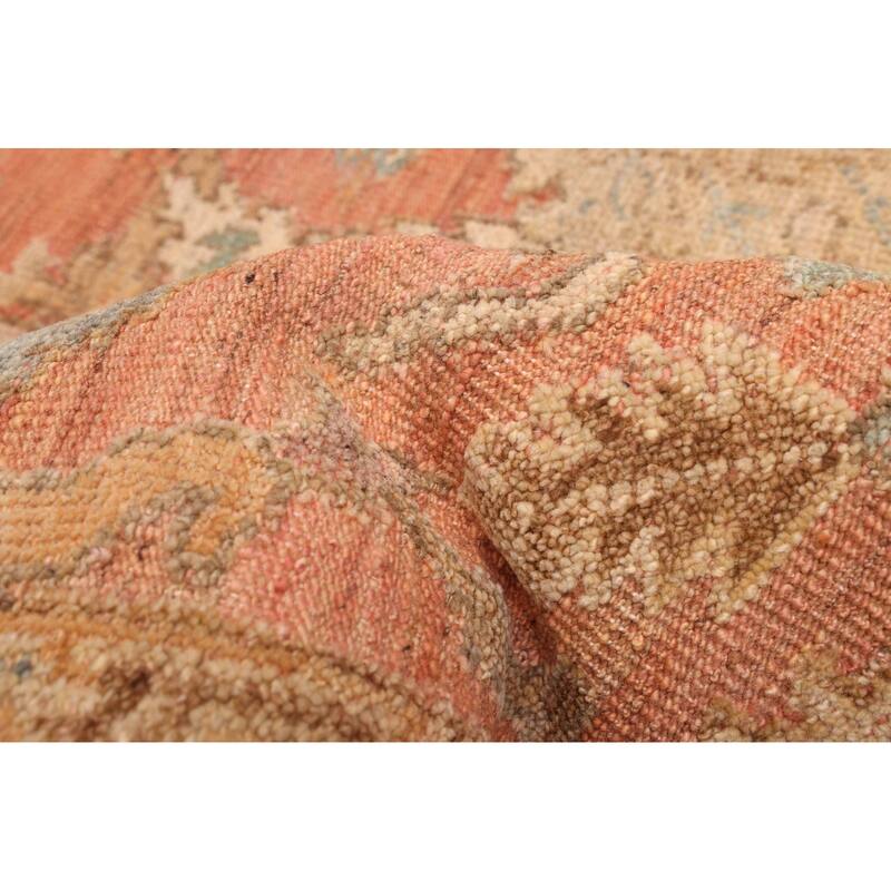 ECARPETGALLERY Hand-knotted Jules Serapi Dark Copper Wool Rug - 9'0 x 12'2