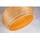 preview thumbnail 8 of 9, Rattan Dome Shape Pendant Light