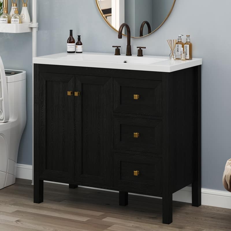 Moasis 36"/42" Bathroom Vanity Cabinet with Sink
