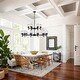 preview thumbnail 14 of 29, Modern Black Farmhouse Chandelier Dining Room Light Fixture Over Table Industrial Lighting for Living Room Foyer Kitchen