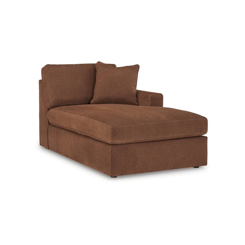 Signature Design by Ashley Modmax 6-Piece Sectional with Chaise and Audio Console - 140"W x 86"D x 36"H