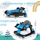 preview thumbnail 4 of 6, Blue PP Multi-Stage Kids Walker with Lights, Music and Adjustable Heights - 29" x 24" x 20"/21"/22" (L x W x H)