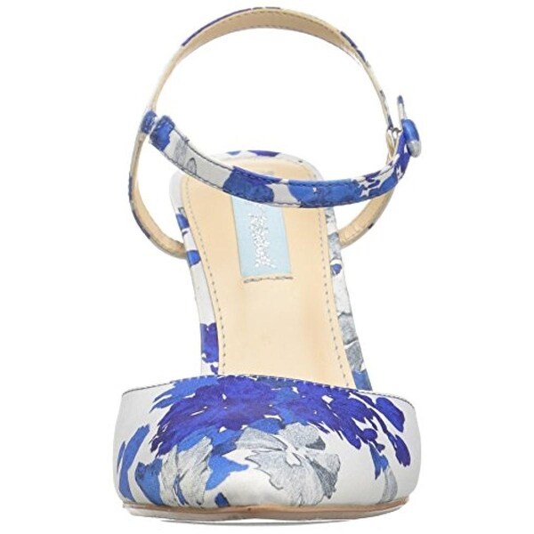 betsey johnson floral heels