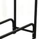 preview thumbnail 7 of 7, Sunnydaze Black Steel Outdoor Firewood Log Rack with Black Cover - 4-Foot