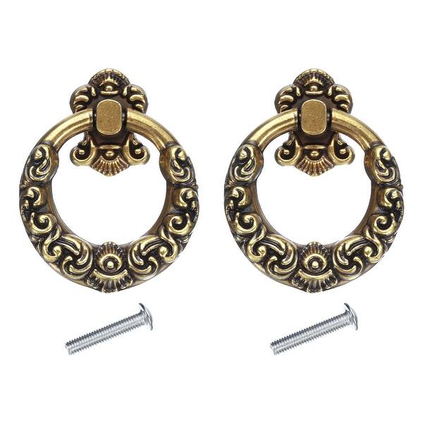 Vintage Ring Drawer Pulls for Dresser Drawer 2.1" Long - Bronze - Bed Bath  & Beyond - 40701669