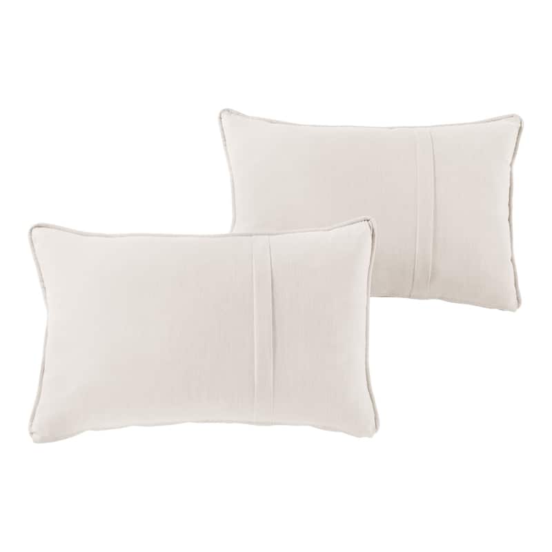 Greendale Home Fashions Sunbrella 21" x 14" Rectangle Outdoor Throw Pillow (Set of 2)