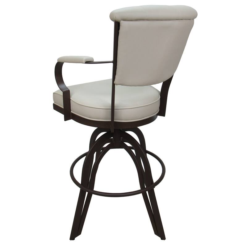 Miami Counter 26" or Bar 30" Metal Bar Stool on A Base