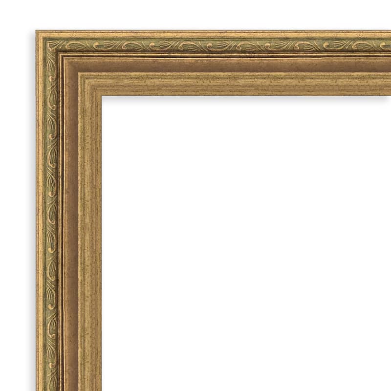 Elliot Non-Beveled Framed Full-Length Floor Leaner Mirror - Elliot Gold - 29 x 65 in