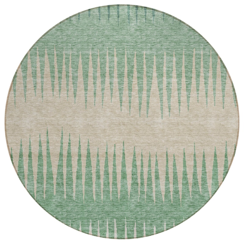 Machine Washable Indoor/ Outdoor Chantille Ombre Contemporary Rug