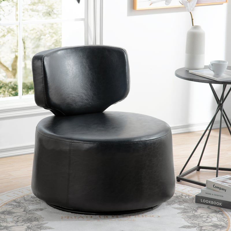 Upholstered Modern 29" Wide Swivel Chair