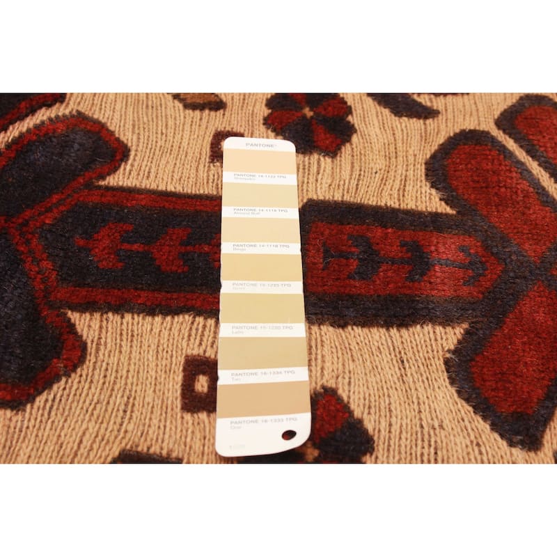 Teimani Beige Rug 2'10" x 12'2" - 2'10 x 12'2