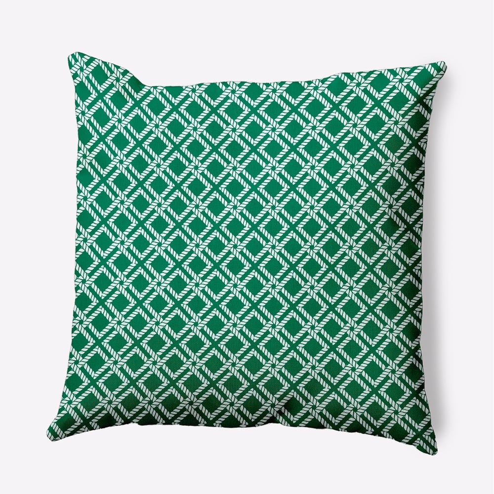 Rope Rigging Indoor/Outdoor Throw Pillow