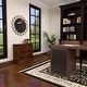 preview thumbnail 40 of 56, Brown Wood Storage Bench with Upholstered Seat - 42 x 15 x 20