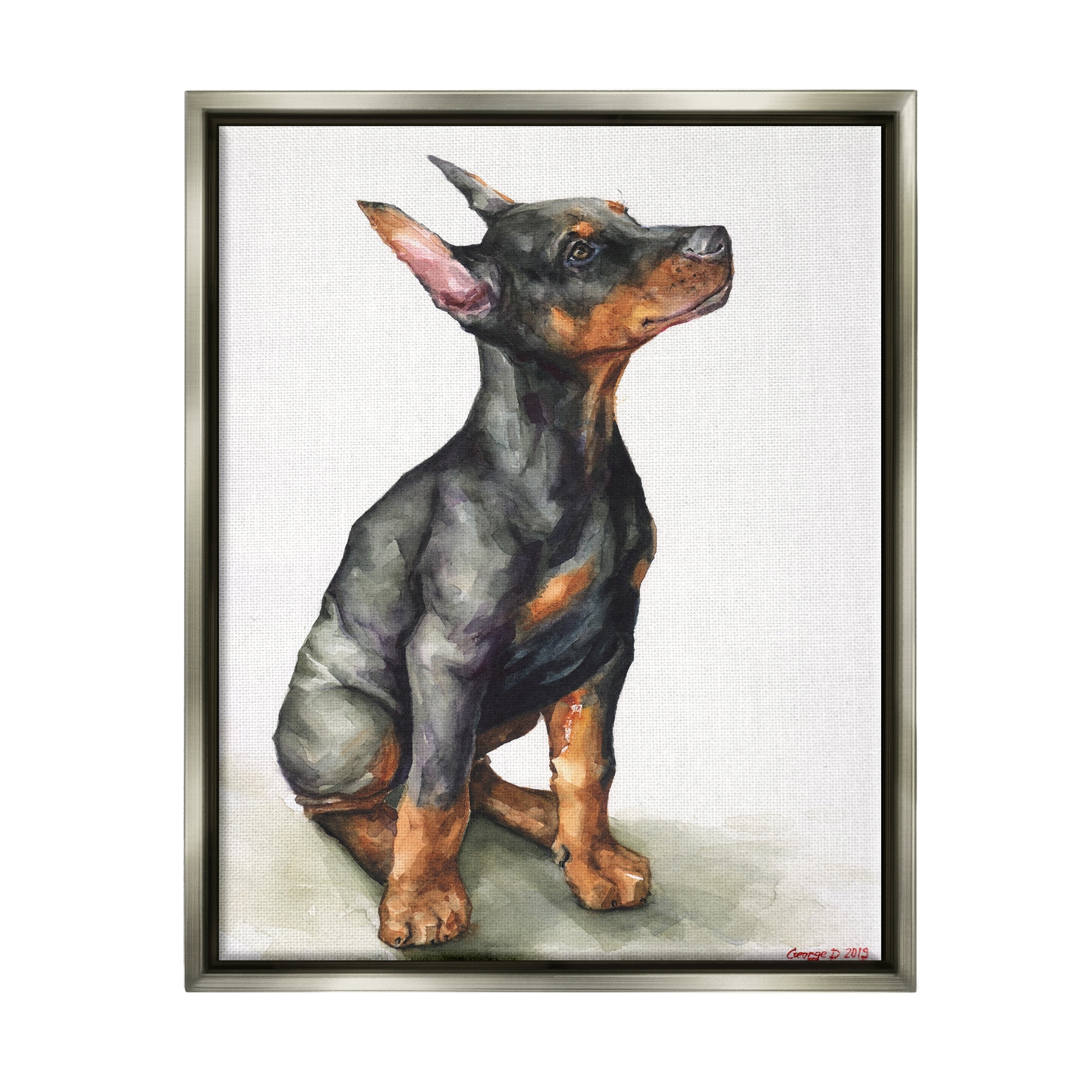 Stupell Industries Book Stack Fashion French Bulldog Wall Art