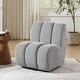 preview thumbnail 5 of 36, Art Leon Swivel Accent Chair Grey