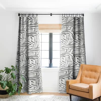 Blackout Modern Improvisation 02 Made-to-Order Curtain Panel (One Panel)