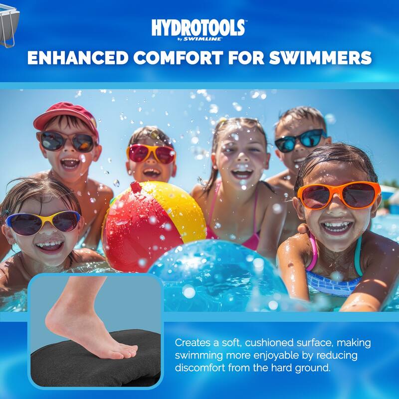 Swimline Hydrotools Above Ground Oval Liner Pad, Pool Protector Mat, 15 x 30 Ft - 20.5