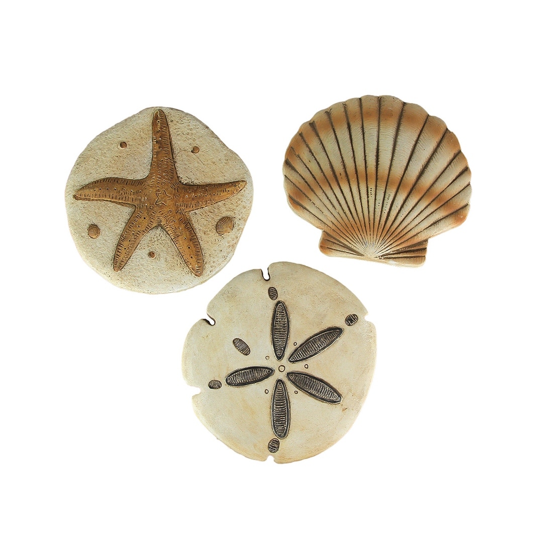 7 colors Free Shipping 5" Ceramic Sand Dollars for Swimming Pool or Wall 
