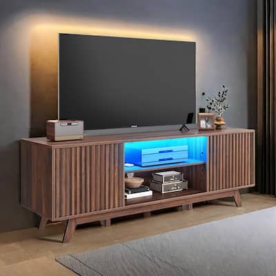 Moasis Mid-Century Modern 59" LED TV Stand Media Console Entertainment Center for TVs up to 65"