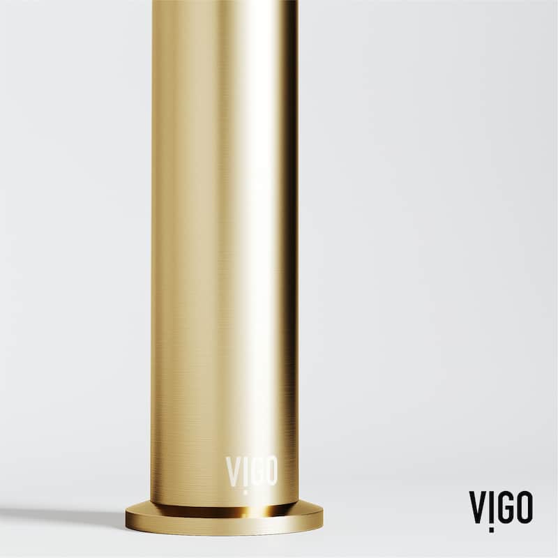 VIGO Sterling 11" H Single Handle Single Hole Bathroom Vessel Faucet