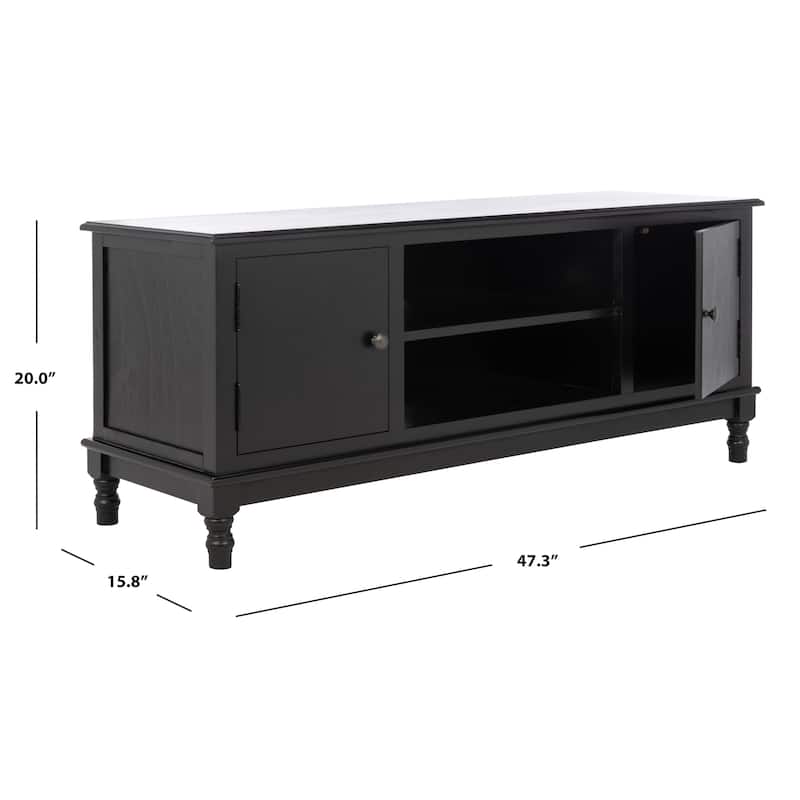 SAFAVIEH Ozark 2-Door 1-Shelf TV Media Stand - 47.3" W x 15.8" L x 20" H