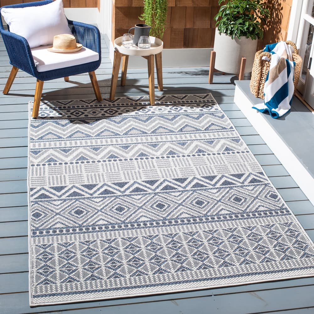 SAFAVIEH Bermuda Washable Zsofia Indoor/ Outdoor Waterproof Rug