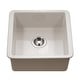preview thumbnail 13 of 13, Houzer PTB-2020 Platus 19-1/8" Undermount Single Basin Fireclay Bar Biscuit