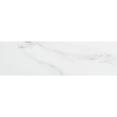 Minerva 4x13 Grey Matte Marble Look Porcelain Tile - Floor, Wall, Backsplash