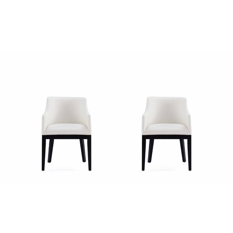 Manhattan Comfort Gansevoort Modern Faux Leather Dining Armchair