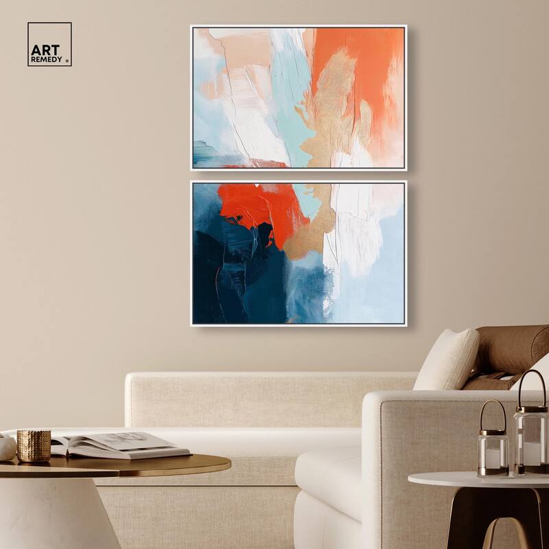 Bold and Bright II Canvas Set of 2 by Art Remedy